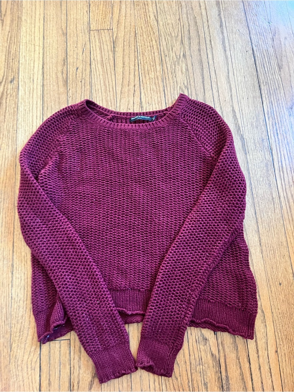 Brandy Melville Burgundy Sweater